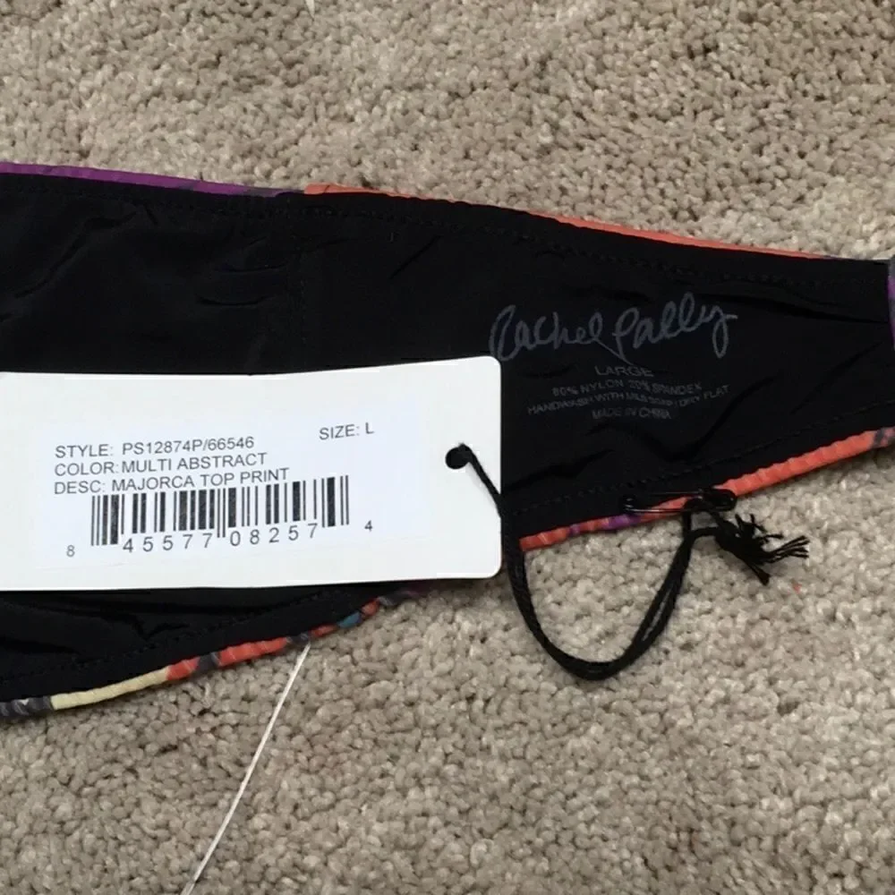 Rachel Pally Majorca bandeau bikini top. NWT